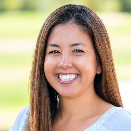 Portrait photo of a teacher, Lacey Vizcay, at Vacaville Christian School.