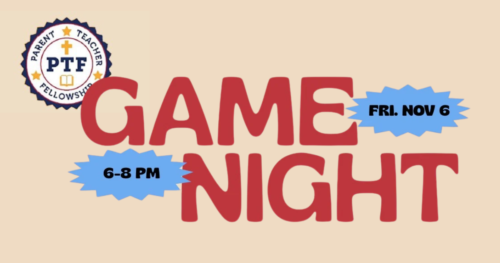 Elementary PTF Game Night Flyer